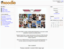 Tablet Screenshot of moodle.isma.lv